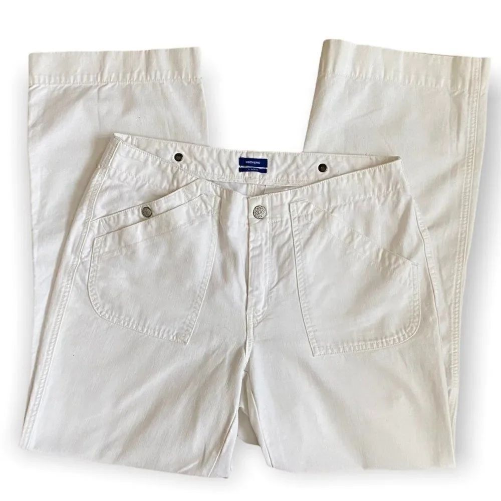 Dockers Favorite Fit White 100% Cotton Pants SZ 12